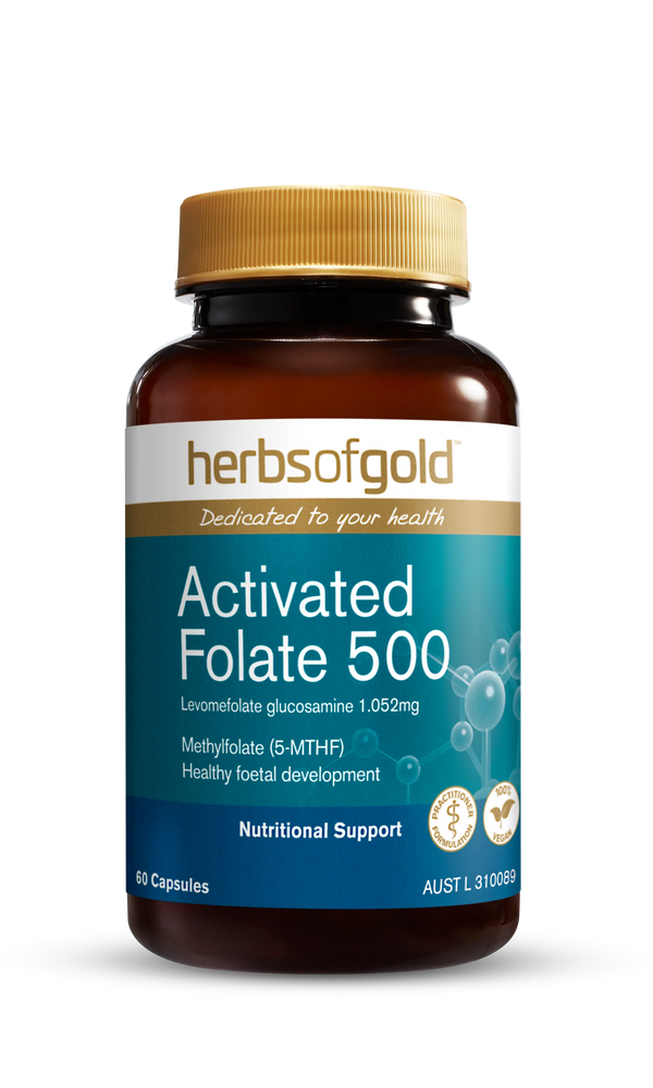 HERBS OF GOLD ACTIVATED FOLATE 500