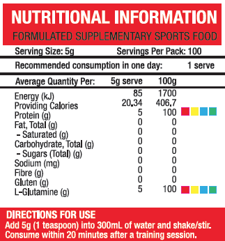 BSC PURE GLUTAMINE