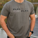 TEAM FLEX MARLE GREY REPEATER TEE