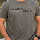 TEAM FLEX MARLE GREY REPEATER TEE