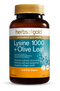 HERBS OF GOLD LYSINE 1000 + OLIVE LEAF