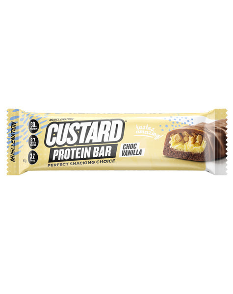 MUSCLE NATION CUSTARD PROTEIN BAR