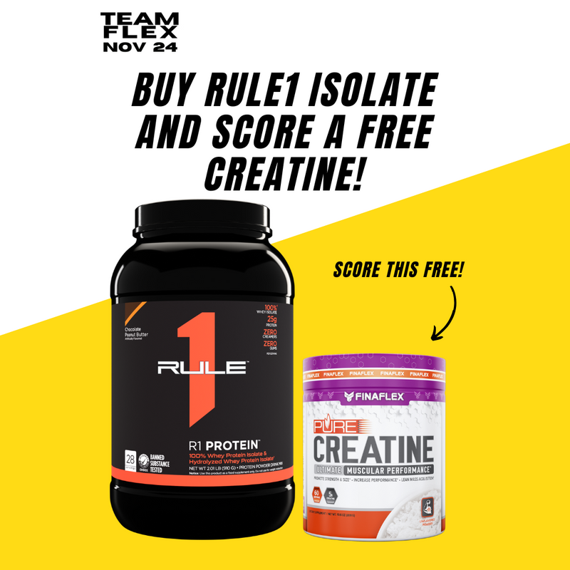 RULE1 PROTEIN ISOLATE + FINAFLEX CREATINE BUNDLE