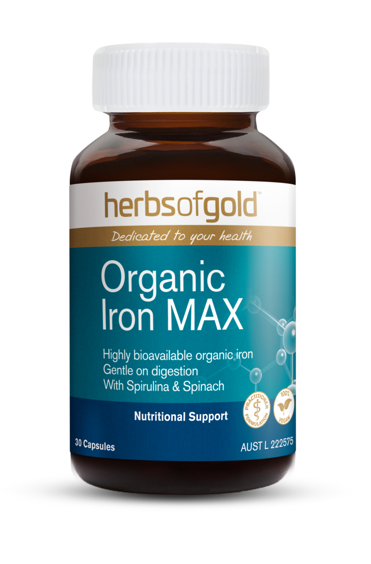 HERBS OF GOLD ORGANIC IRON MAX