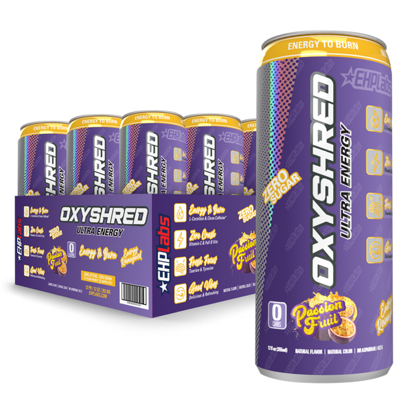 oxyshred cans passionfruit