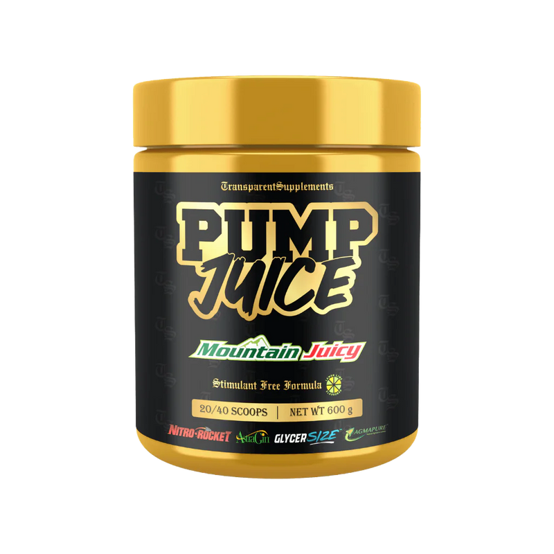 TRANSPARENT SUPPLEMENTS PUMP JUICE