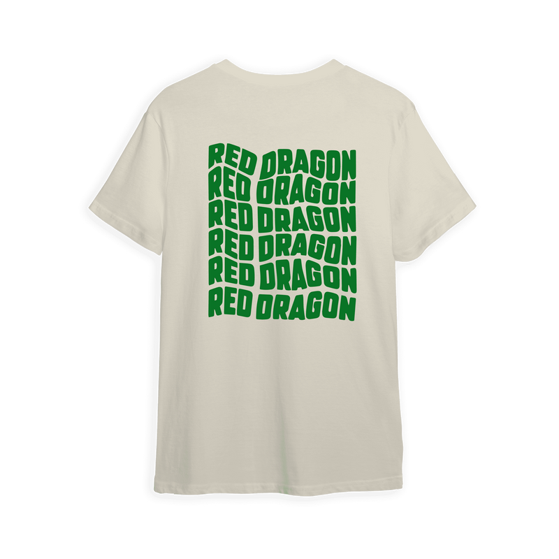 RED DRAGON WAVY TEE