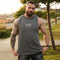 TEAM FLEX MARLE GREY ESSENTIAL MUSCLE TEE