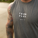 TEAM FLEX MARLE GREY ESSENTIAL MUSCLE TEE