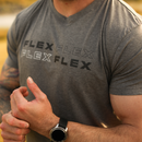 TEAM FLEX MARLE GREY REPEATER TEE