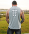 TEAM FLEX GREY STAPLE MUSCLE TEE