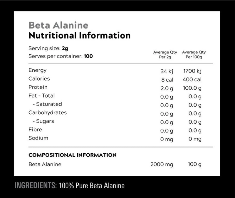 SWITCH NUTRITION BETA ALANINE