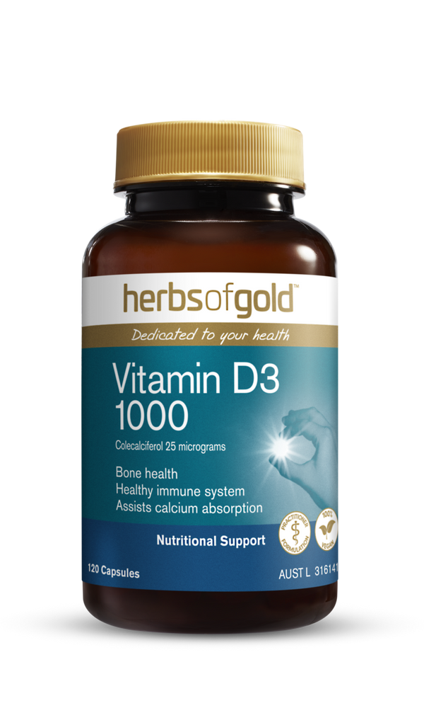 HERBS OF GOLD VITAMIN D3 1000